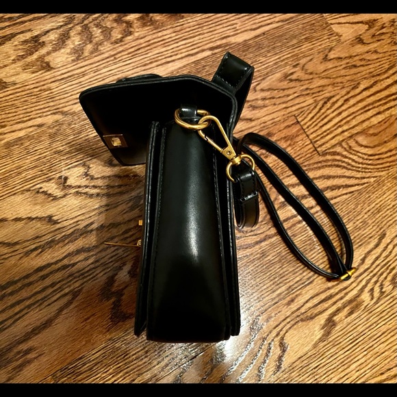 Vintage leather bag in black - Picture 5 of 10